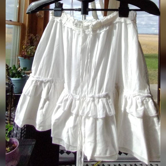 Vintage Abercrombie And Firch White Woman's Size Xs Skirt - Picture 3 of 9